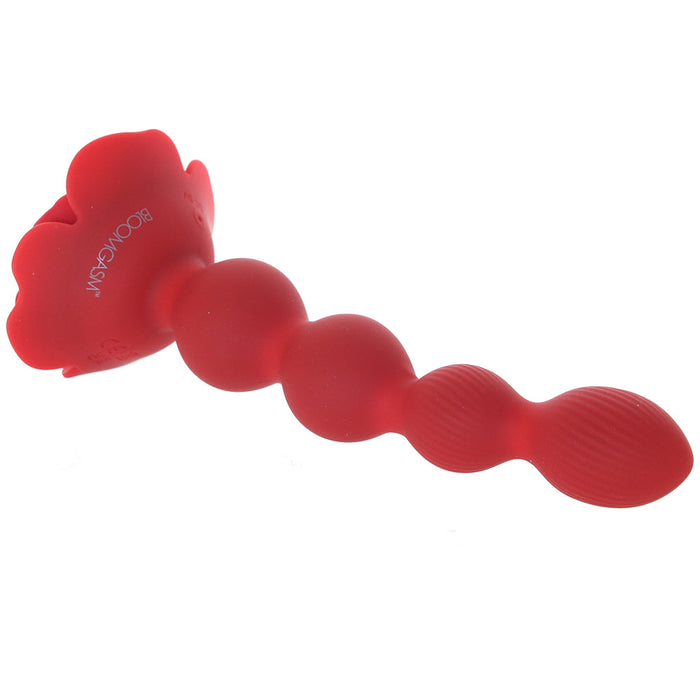 Bloomgasm Rose Twirl Vibrating & Rotating Anal Beads