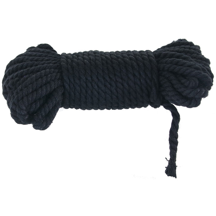 Merci Bind & Tie Hemp 30ft Bondage Rope in Black