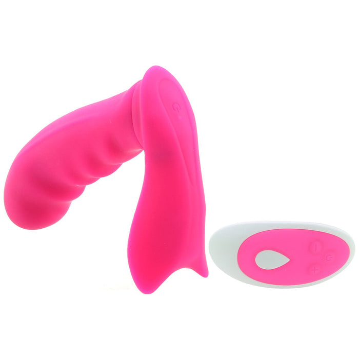 OMG Plaisir Wearable Clitoral & G-spot Vibe in Pink