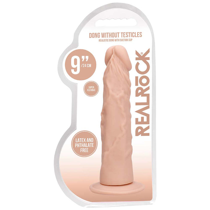 RealRock 9 Inch Dildo in White