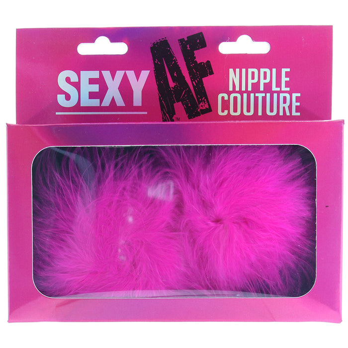 Nipple Couture Marabou Covers in Pink