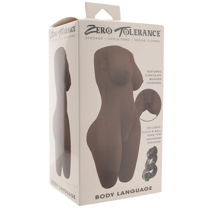 Zero Tolerance Body Language Stroker in Dark