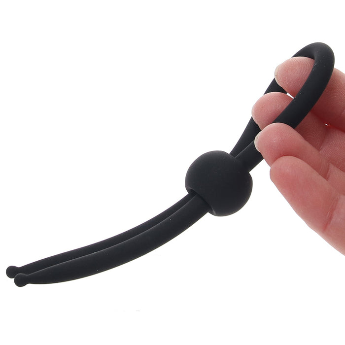 Alpha Liquid Silicone Lasso Ring in Black