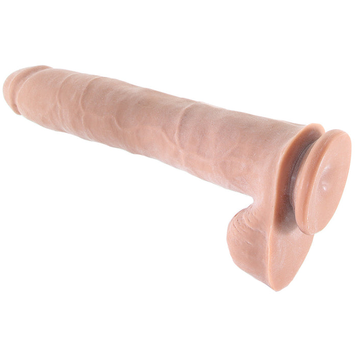 Au Naturel Daddy 14 Inch Sensa Feel Dildo in Mocha