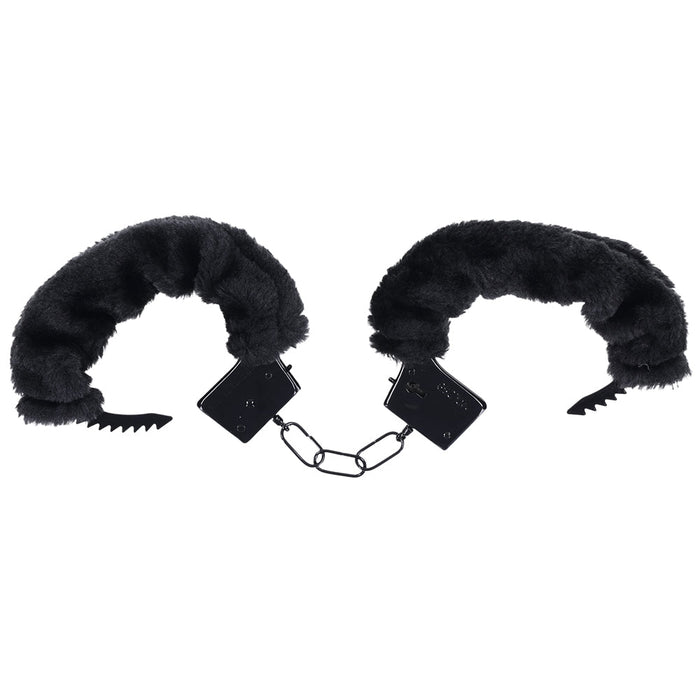 Merci Fluff Cuffs in Black