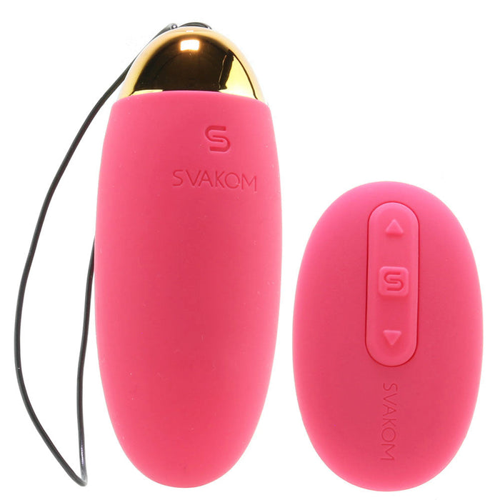 Elva Remote Control Vibrating Bullet in Plum Red