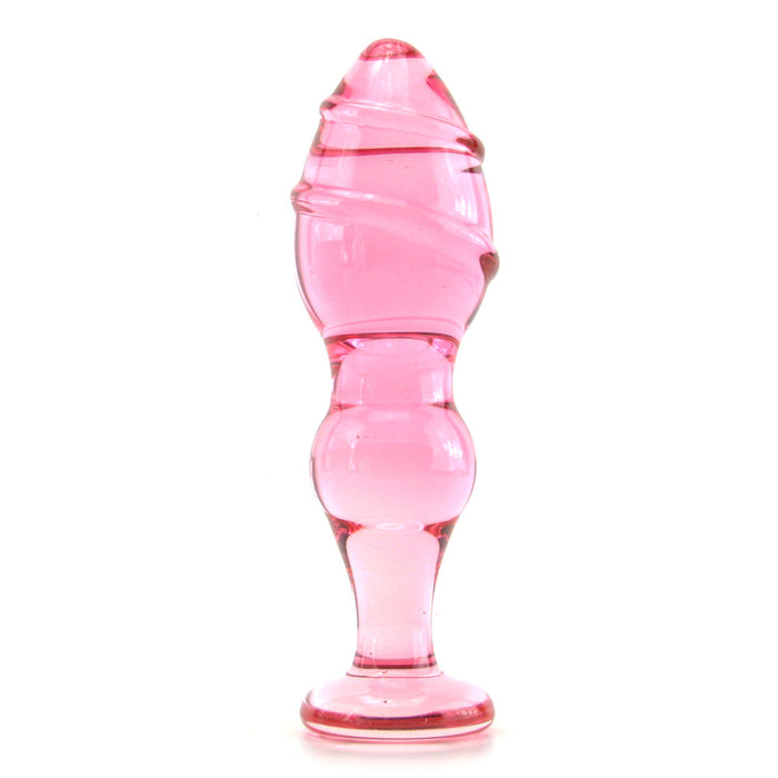 Icicles No. 27 Glass Plug in Pink