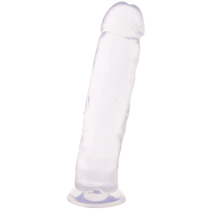 B Yours Thrill n' Drill 9 Inch Dildo in Clear