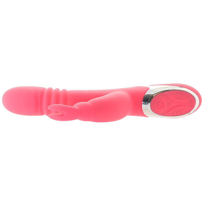 Enchanted Exciter Thrusting Rabbit Vibe in Coral