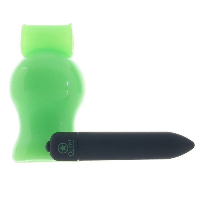 Ouch! Glow In The Dark Vibrating Head Masturbator