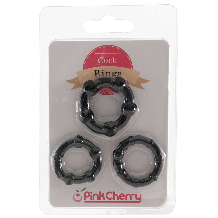 FantasyCherry  Cock Rings in Black