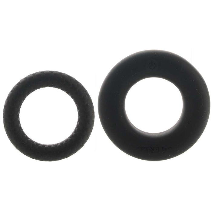 Link Up Optimum Vibrating Ring Set in Black