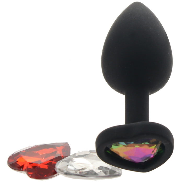 Glams Xchange Heart Gem Butt Plug in Small