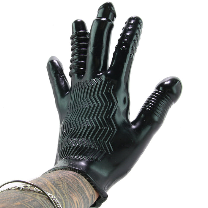 Pleasure Poker Textured Stimulation Glove