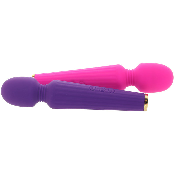 BOGO! Silicone Wand Vibes in Purple & Pink