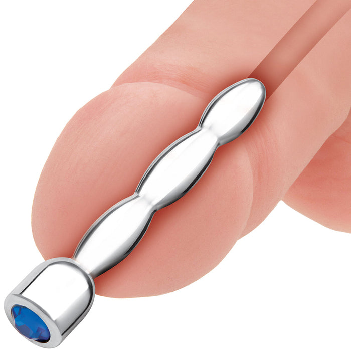 Blueline 2 Inch Steel Bling Bling Wavy Penis Plug