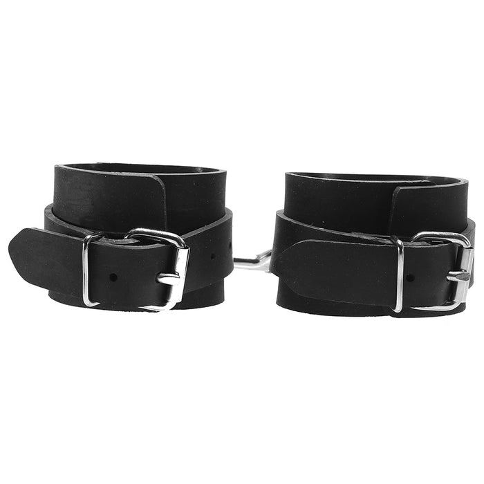 Rubber Wrist Cuffs in Black