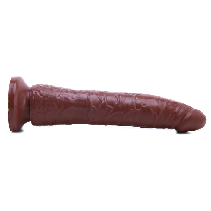 Basix Slim 7 Inch Dildo in Brown