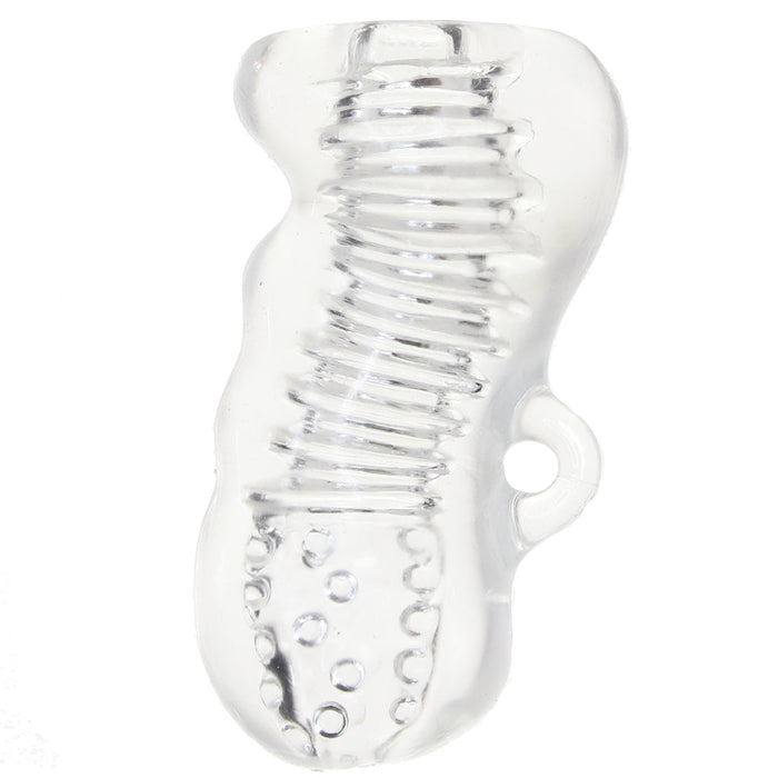 Rize Squeezy No Slip Stroker in Clear