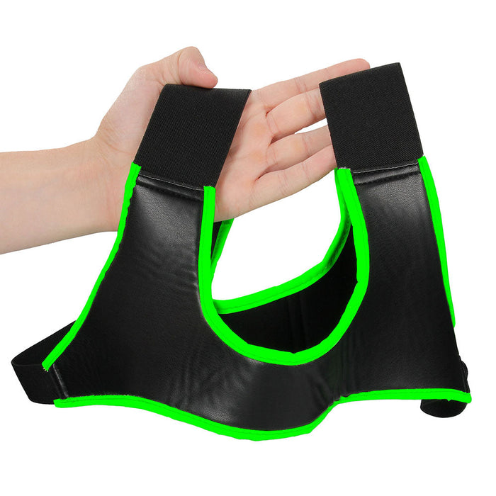 Ouch! Glow In The Dark Neoprene Harness /XL