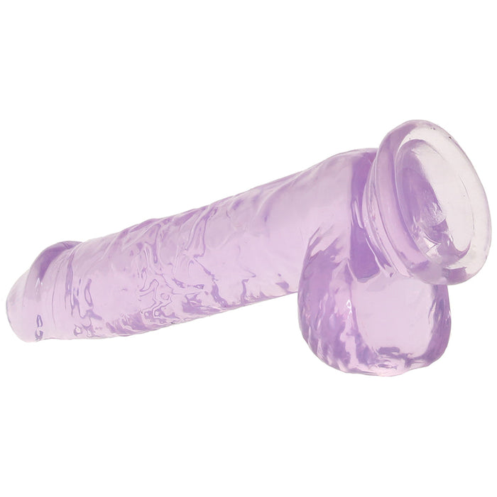 Naturally Yours 6 Inch Crystalline Dildo in Amethyst