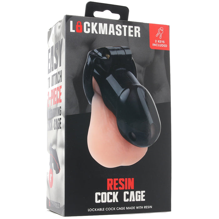 Lockmaster 4 Inch Side Lock Resin Cock Cage in Black