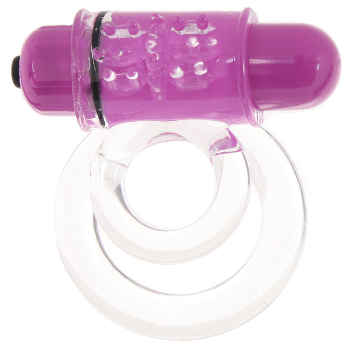 Double O6 Treble Vibrating Ring in Grape