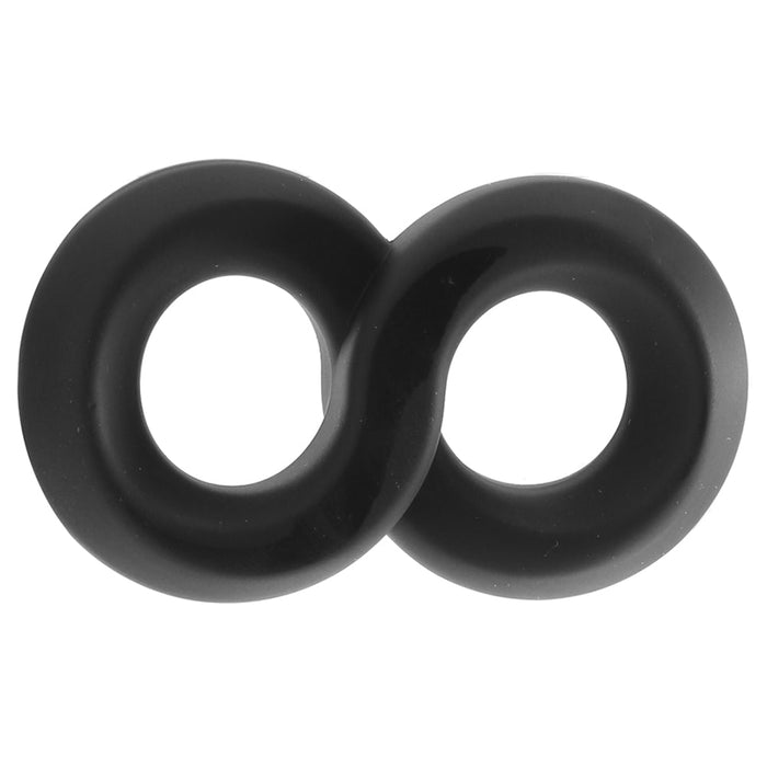 Ultra-Soft Crazy 8 Cock Ring in Black