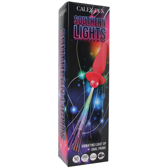 Southern Lights Vibrating Butt Plug in Pink