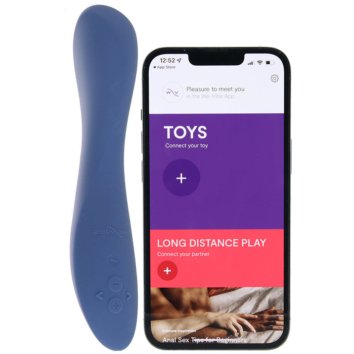 We-Vibe Rave 2 Silicone G-Spot Vibe in Blue