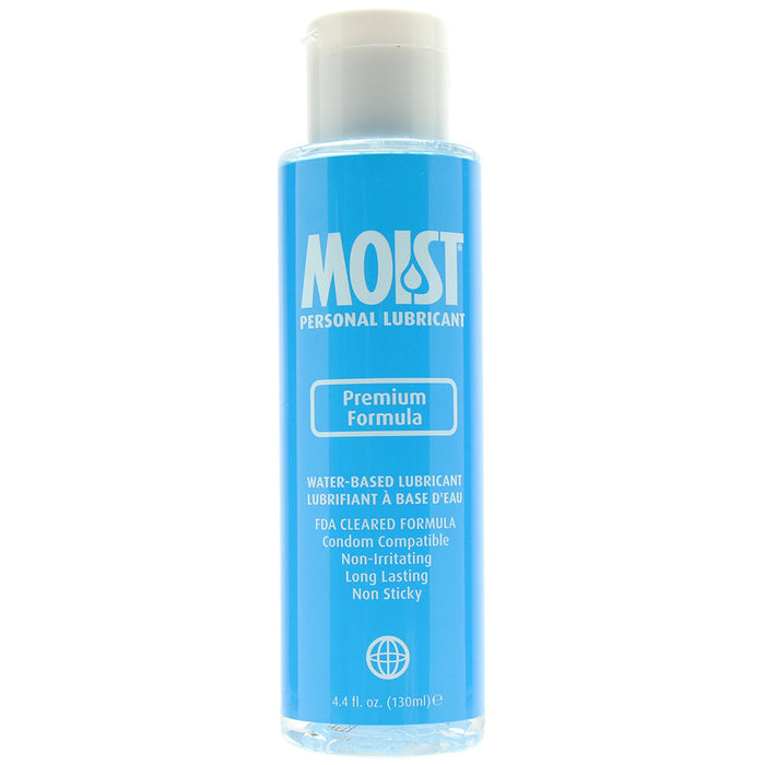 Moist Premium Formula Water Based Lubricant in 4.4oz/130ml