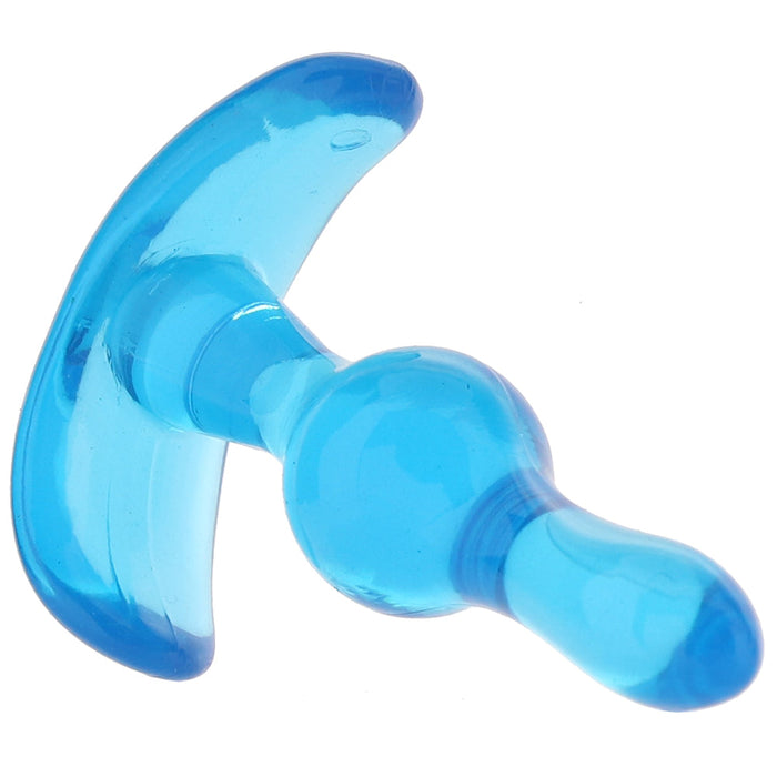 Blue Line 3.5 Inch Tear Drop Butt Plug