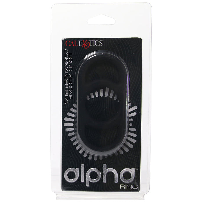 Alpha Commander Ring in Black