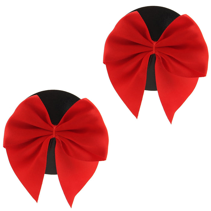 Nipple Couture Red Bow Covers