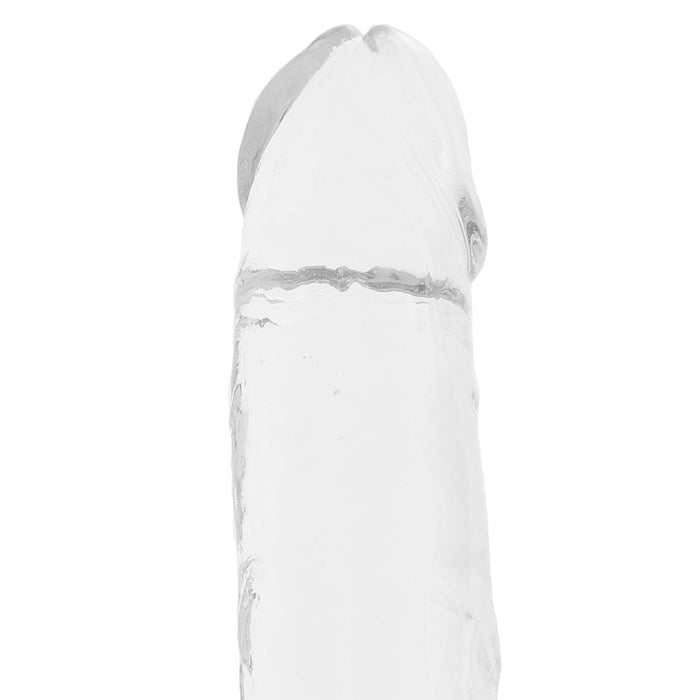 King Cock 8 Inch Ballsy Dildo in Clear