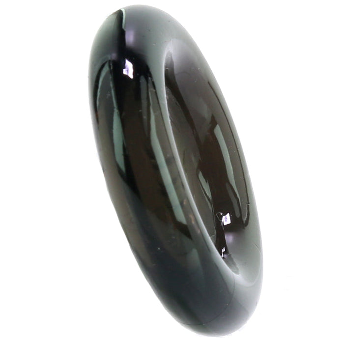 Elastomer Cock Ring Relaxed Fit in Black