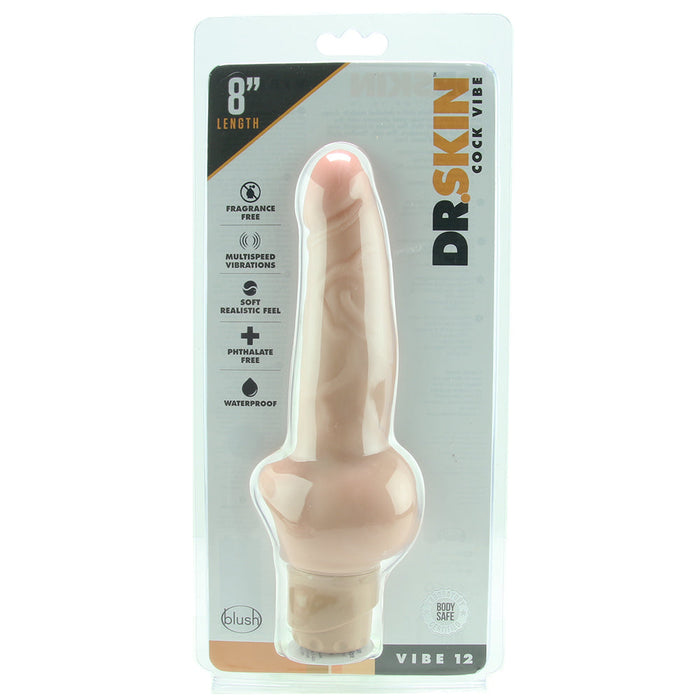 Dr. Skin 8 Inch Vibe 12 in Beige