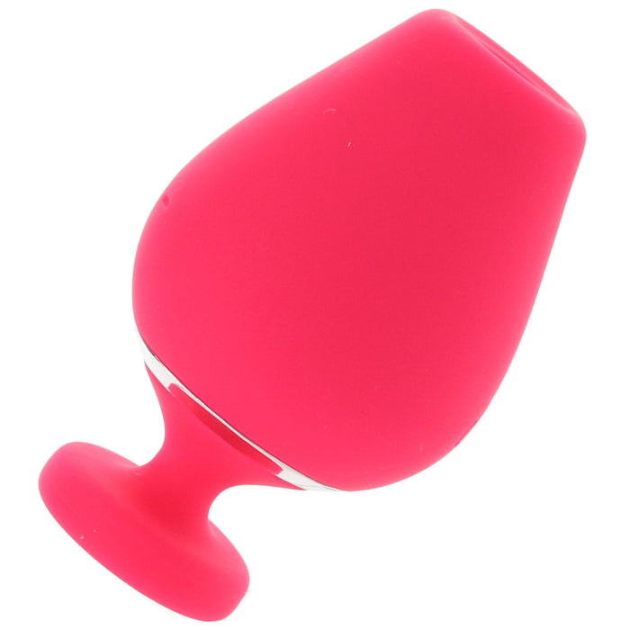 Vino Rechargeable Vibrating Sonic Vibe in Pink