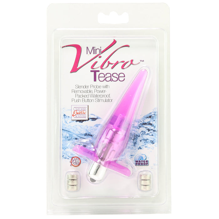 Mini Vibro Tease Anal Probe in Pink