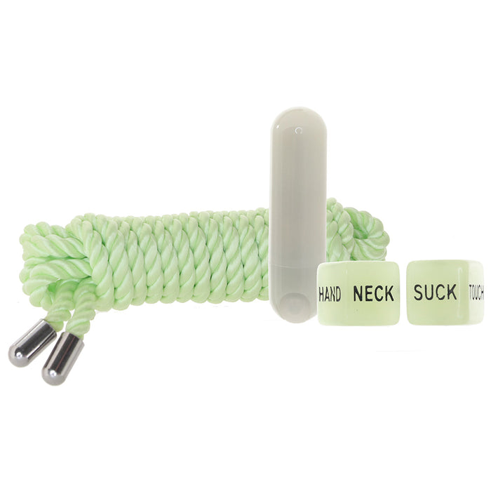 WhipSmart Glow In The Dark All-In-One Bondage Set