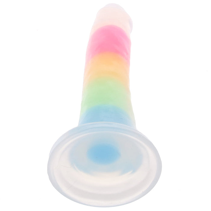 Lollicock Glow-in-the-Dark Rainbow Dildo