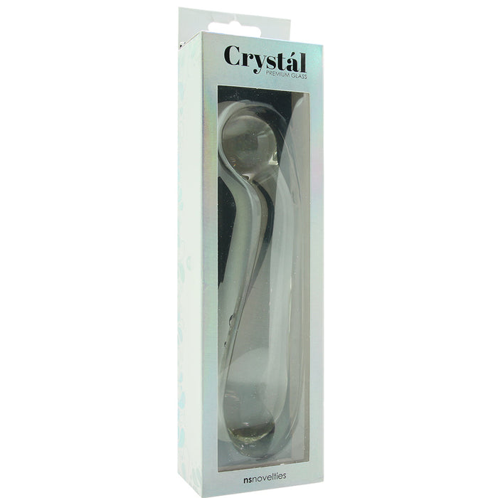 Crystal Premium Glass G-Spot Wand in Clear