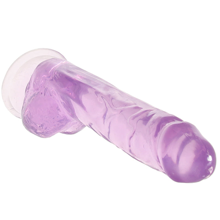 Naturally Yours 8 Inch Crystalline Dildo in Amethyst