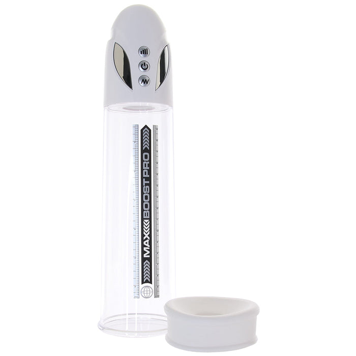 Pump Worx Max Boost Pro Flow Penis Pump in White