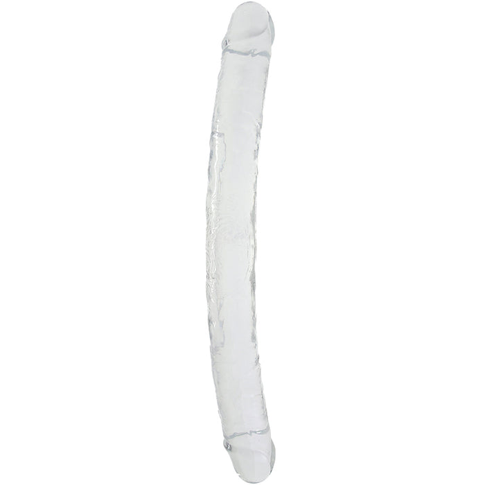 King Cock 18 Inch Double Dildo in Clear