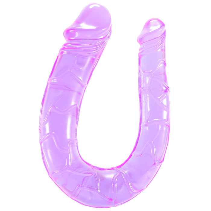 Lucky Lady Dual Stimulator Dildo in Purple