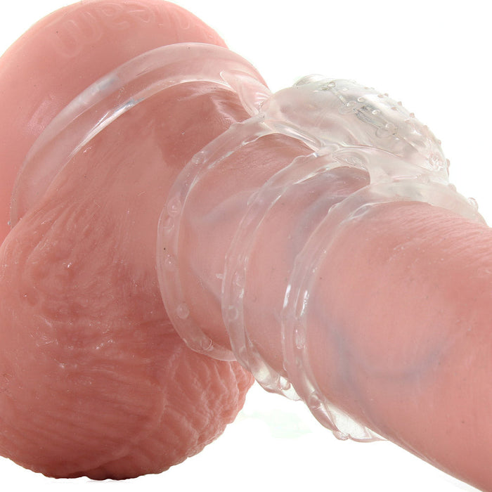 Dr. Love's Zinger Vibrating Cock Cage in Clear