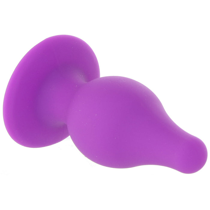 Squeeze-It Medium Tapered Butt Plug in Purple