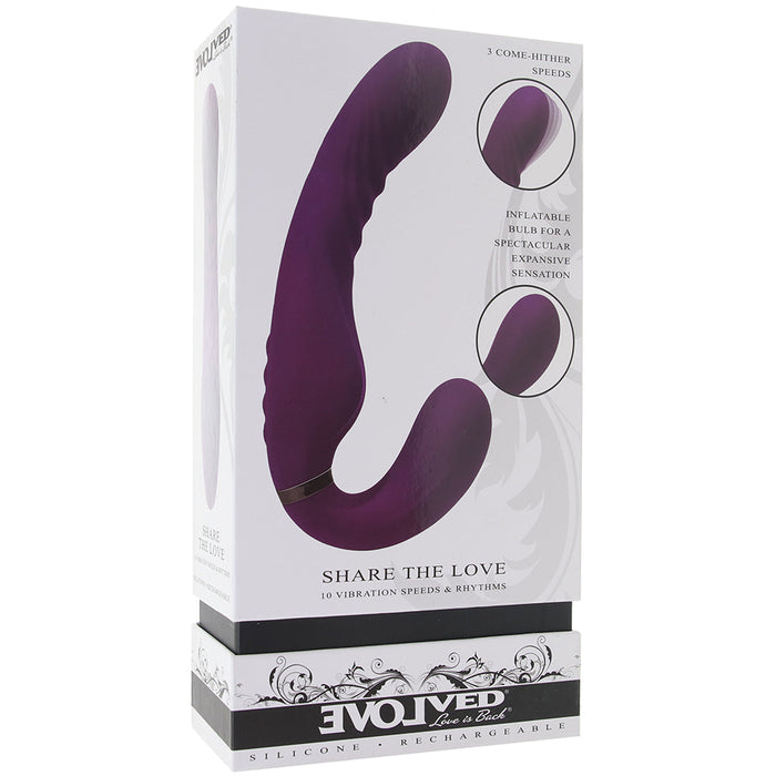 Share The Love Inflatable Strapless Strap-On