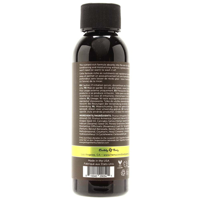 Hemp Seed Massage Oil 2oz/60ml in Beach Daze